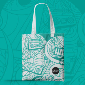 Ecobag Retrô Boombox 38x42cm - APM