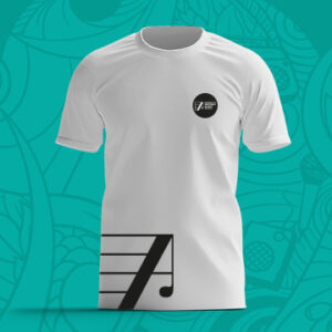 Camiseta Artística Mandala Verde e Branco - APM